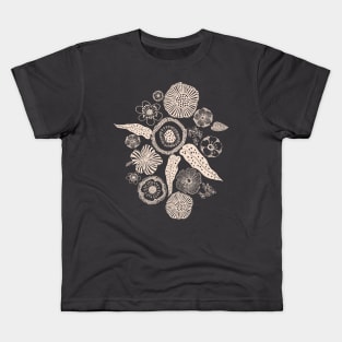 Floral Sunshine Shell Kids T-Shirt